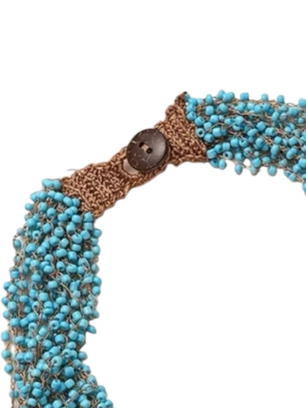 Turquoise Beaded Multi-Strand Necklace - Picture 2 of 2